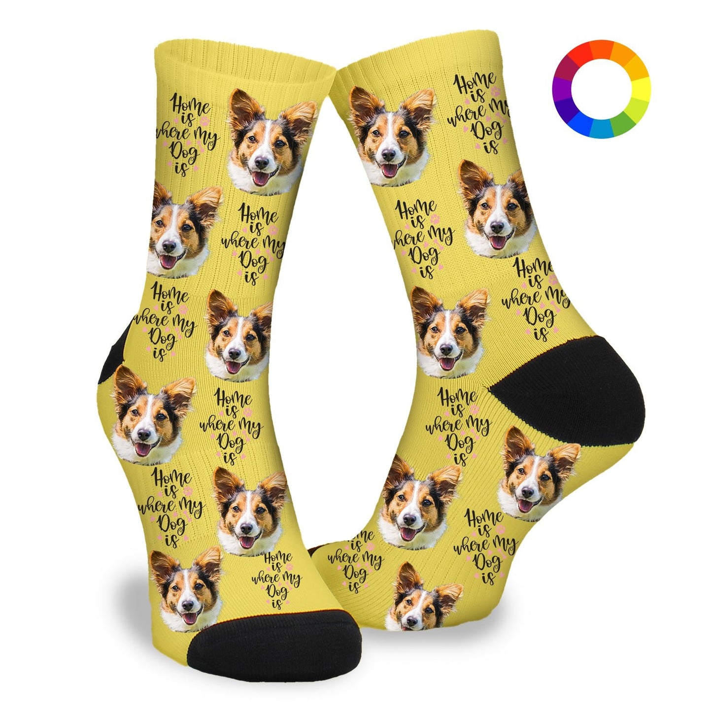 Gepersonaliseerde Sokken met eigen foto | Hond | My Dog - Funnysokken.nl