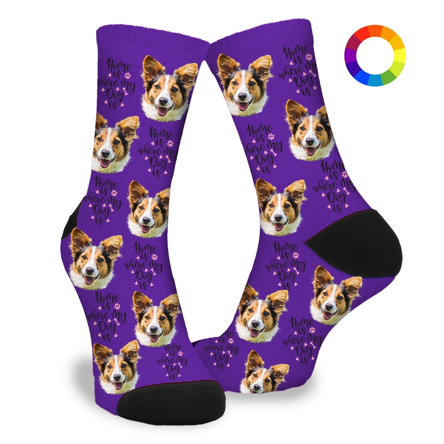 Gepersonaliseerde Sokken met eigen foto | Hond | My Dog - Funnysokken.nl