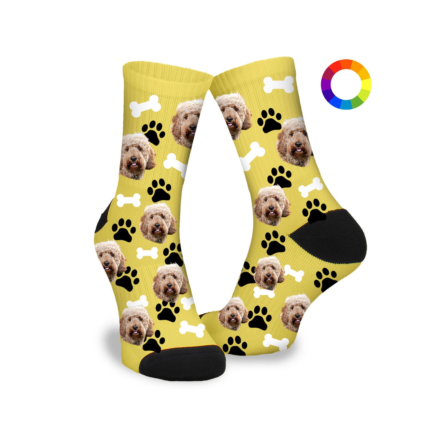 Gepersonaliseerde Sokken met eigen foto | Hond | Huisdier