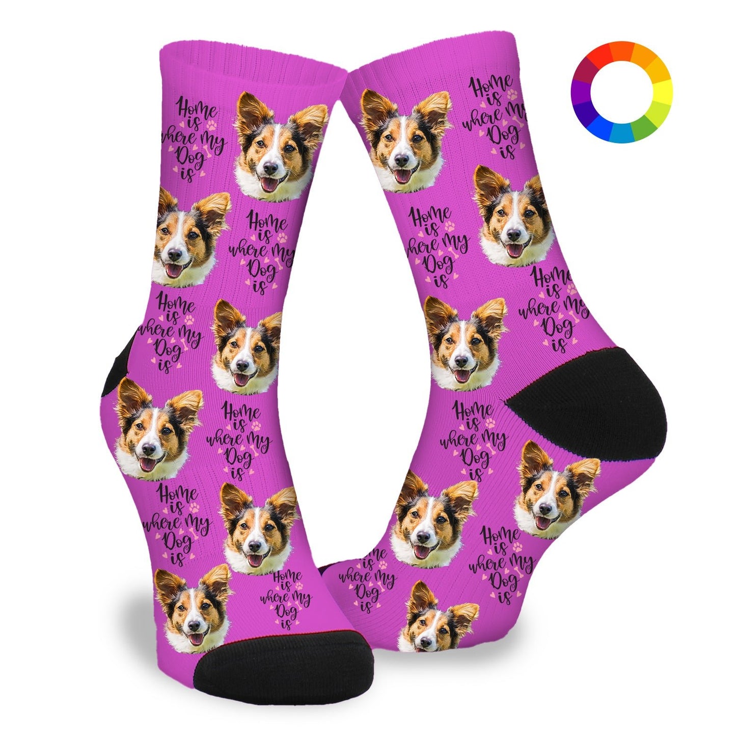 Gepersonaliseerde Sokken met eigen foto | Hond | My Dog - Funnysokken.nl