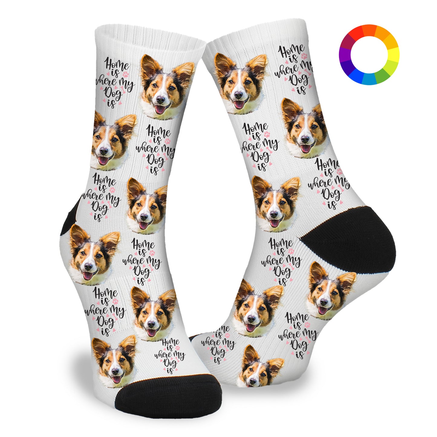 Gepersonaliseerde Sokken met eigen foto | Hond | My Dog - Funnysokken.nl